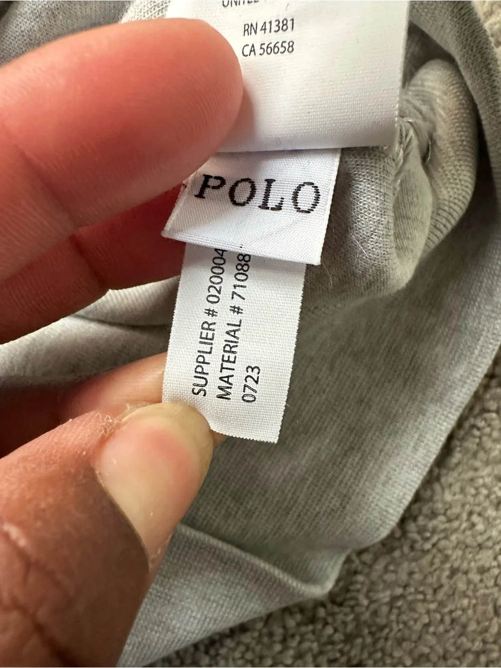 Polo Ralph Lauren Double-Knit Full-Zip‎ Hoodie size Small